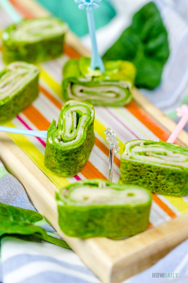 Green Eggs & Hams Pinwheels