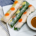 Chicken Mango Salad Rolls