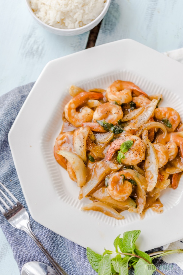 Shrimp stir-fry Recipe