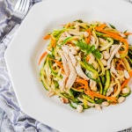 zucchini chicken noodle salad