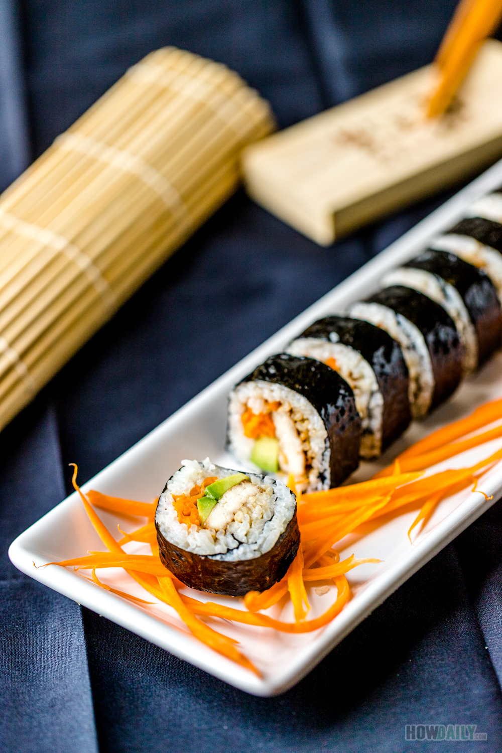 Vegan Mango Maki (Tropical Sushi Rolls)