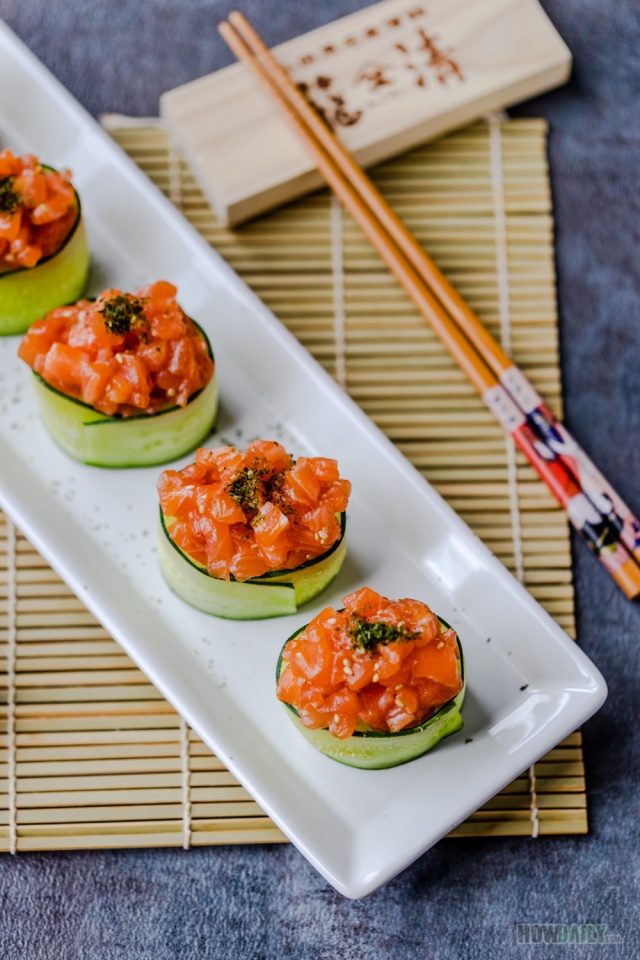 Salmon Cucumber Nigiri