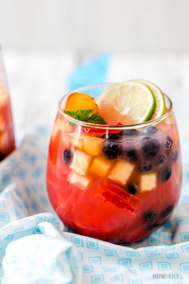 Watermelon Sangria Jelly