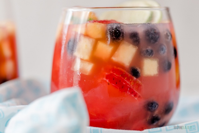Berry Fruity Watermelon Sangria Jelly