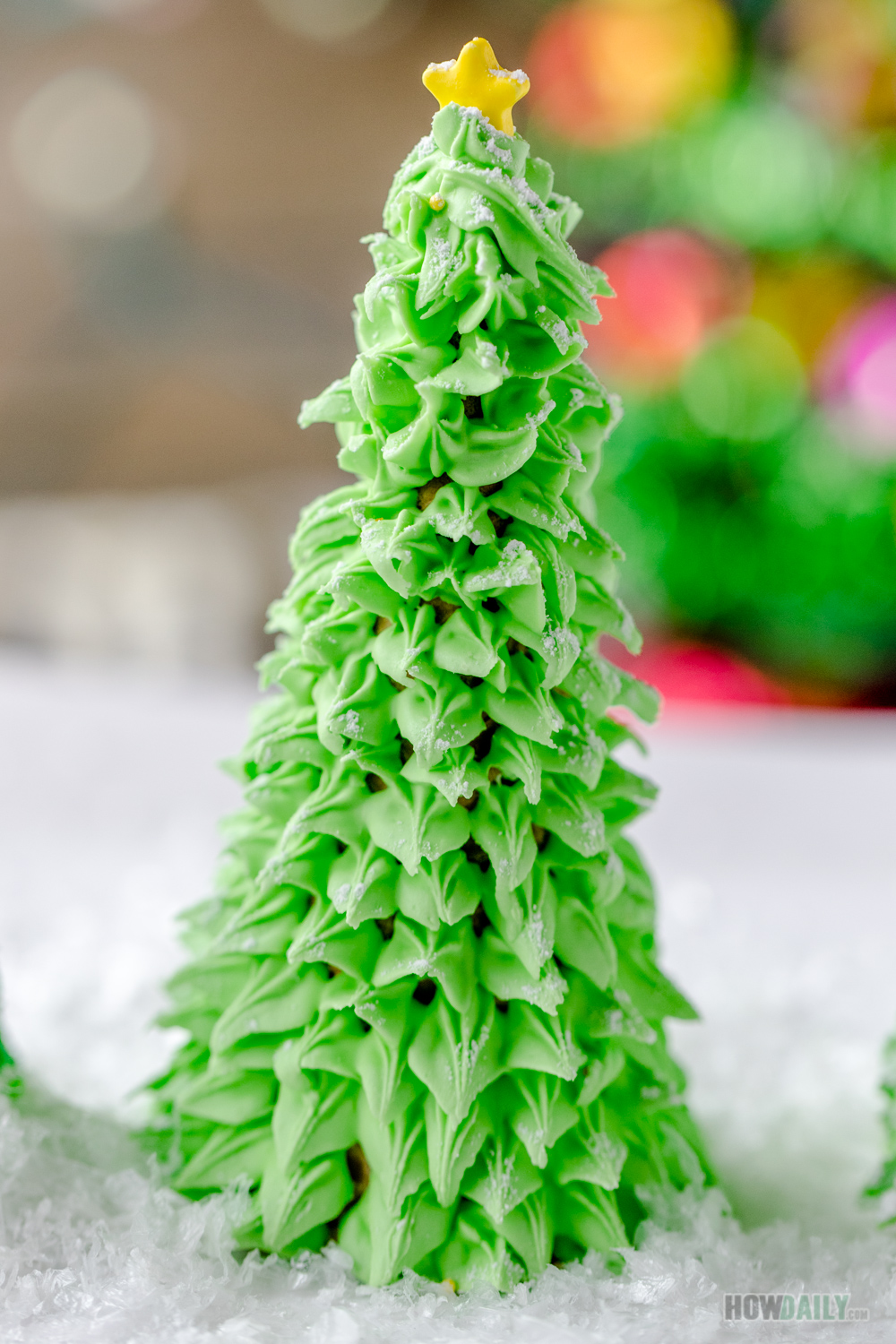 Easy Christmas Trees with Waffle Cones & Royal Icing Recipe