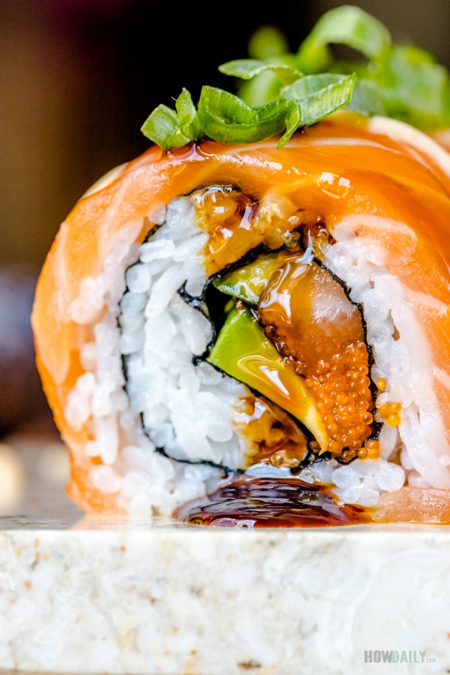 Inside Salmon Roll