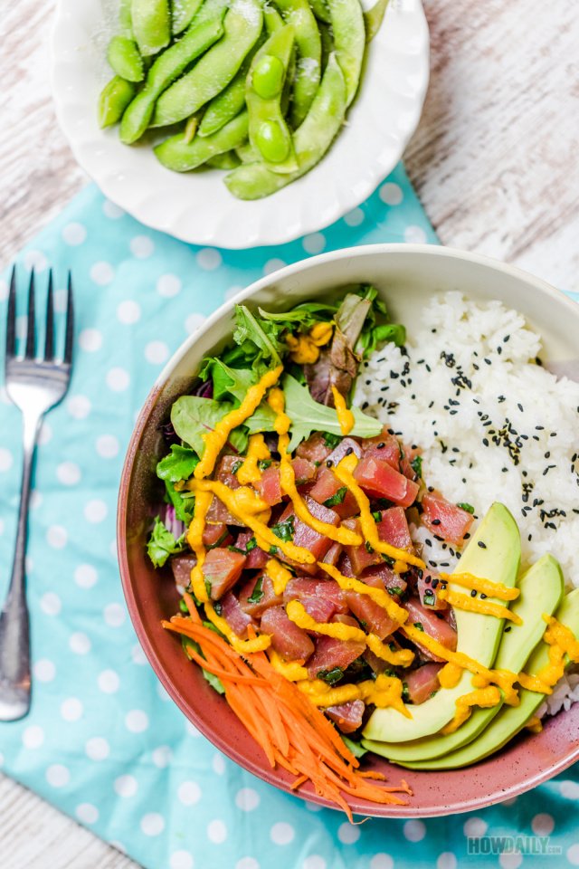 Ahi Tuna Poke Bowl