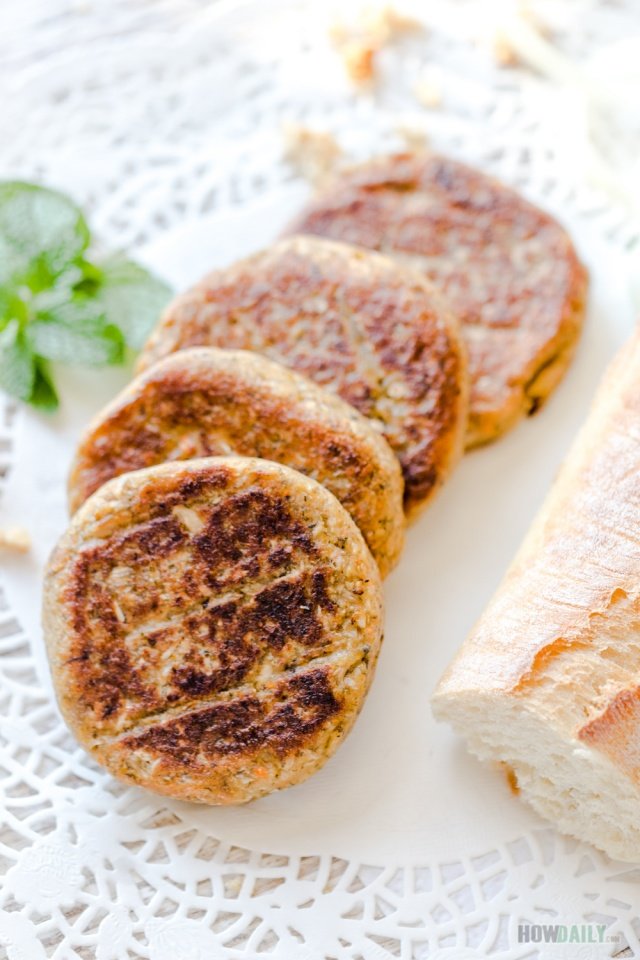 Meatless Ground Beef Burger Patties