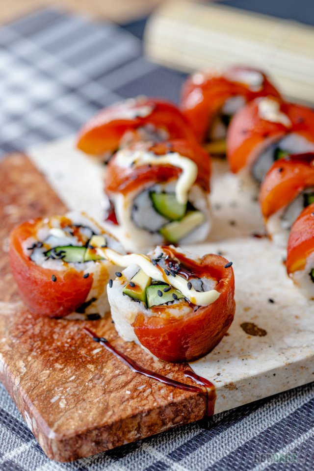 Vegan Tuna Sushi Roll